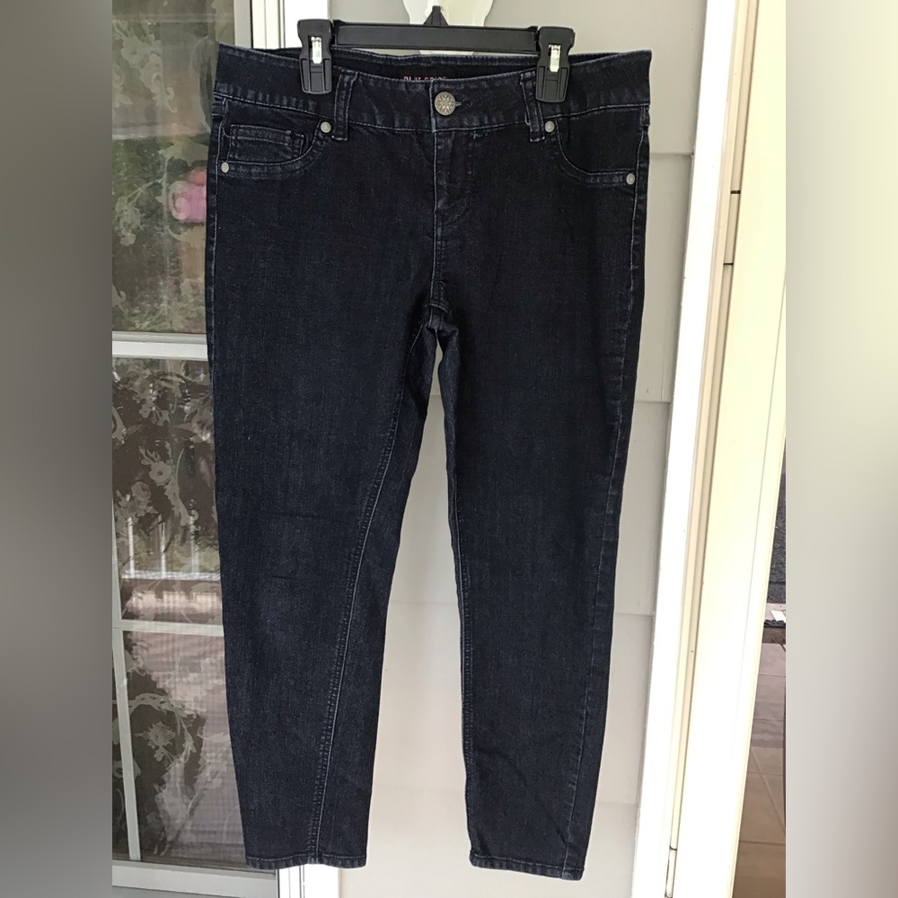 Blue Spice Women's Jeans 13 Skinny Jeggings Juniors Dark Blue Stretch Pants EUC